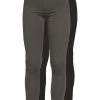 Even&Odd 2 Pack - Leggings - Trousers - Black/Mottled Dark Grey