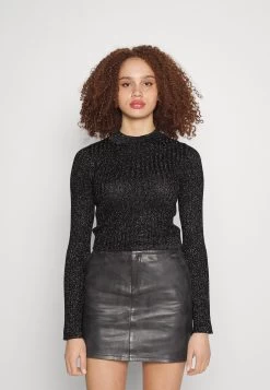 Even&Odd Lurex - Jumper - Black