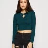 Even&Odd Long Sleeved Top - Dark Green