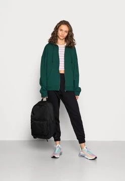 Even&Odd Zip-Up Sweatshirt - Dark Green -Even&Odd e8c63f41ac3740169ec3472e43f0c1c3