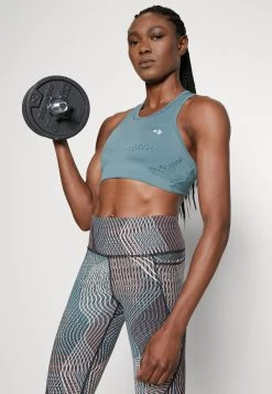 Medium Support Sports Bra - Blue-Grey 9 Medium Support Sports Bra - Blue-Grey -Even&Odd ea7f9cf6d19c422db1688b496009e0e0