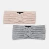 Even&Odd 2 Pack - Ear Warmers - Pink/Grey
