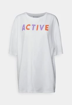 Oversized - Print T-Shirt - White 10 Oversized - Print T-Shirt - White -Even&Odd eeed3c2bb132458eb56e4c552ef2517a