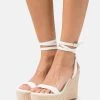 Even&Odd High Heeled Sandals - White