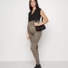 2 Pack - Leggings - Trousers - Black/Multi-Coloured