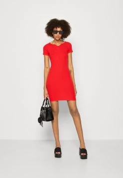 Even&Odd Jersey Dress - Red -Even&Odd f2ac6aa802da40e0a3e63be6009dc603