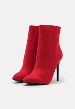 Even&Odd High Heeled Ankle Boots - Red -Even&Odd f32fe382b07b4d8db62dbec9b060e91a