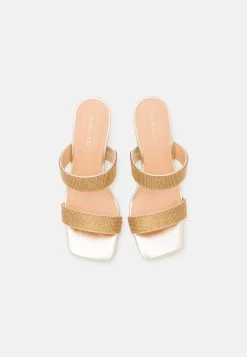 Even&Odd Heeled Mules - Gold 11 Even&Odd Heeled Mules - Gold -Even&Odd f3bf27631f414f44910fd991004715b1