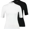 2Pack - Basic T-Shirt - White/Black