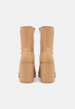 Even&Odd High Heeled Ankle Boots - Beige -Even&Odd f57c3aa0b975438d99c3fcc1b5554622