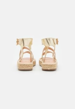 Platform Sandals - Gold 9 Platform Sandals - Gold -Even&Odd f5d47f5303f04b9cbacac015a2c393a6