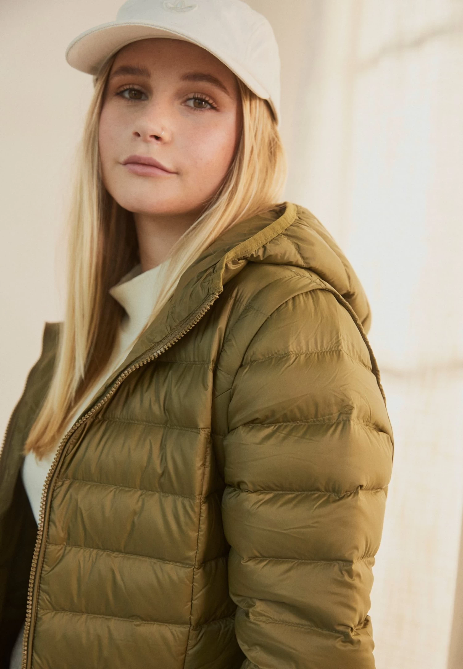 Even&Odd Down Jacket - Khaki 1 Even&Odd Down Jacket - Khaki