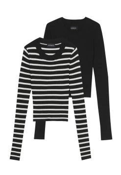 Even&Odd 2 Pack - Jumper - Black / Off-White -Even&Odd f7b2e9b43e2f44ac99e5e4f3fa6e6151