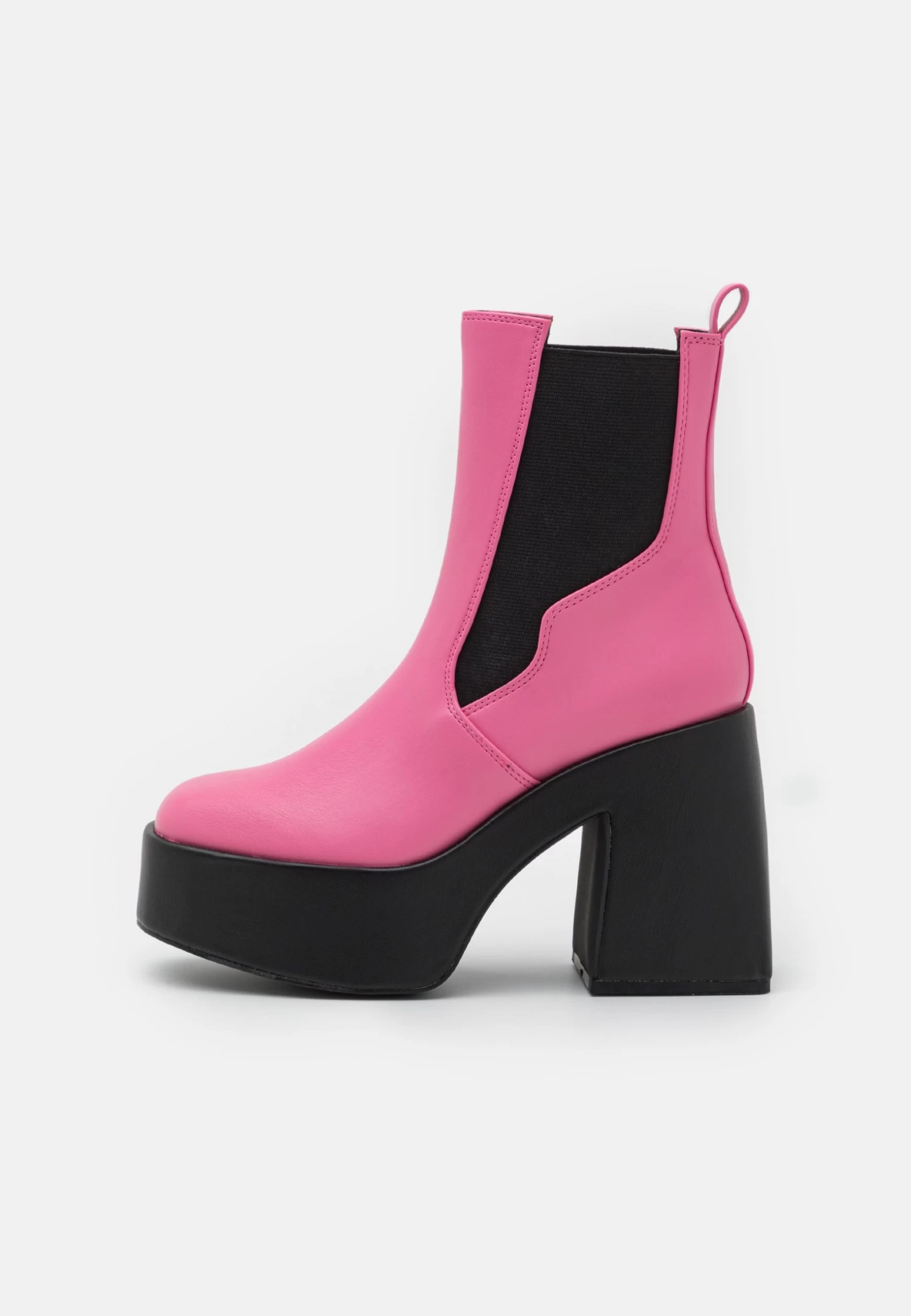 Even&Odd High Heeled Ankle Boots - Pink 2 Even&Odd High Heeled Ankle Boots - Pink - Image 2