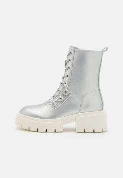 Even&Odd Platform Ankle Boots - Silver -Even&Odd fd84e847dd7d4d268df3f11bc05c8874