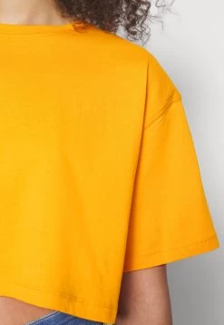 Ultra Crop Tee 2Pack - Basic T-Shirt - White/Orange -Even&Odd feb49694cc934100adbbf0adba73d431