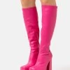 Even&Odd Platform Boots - Pink